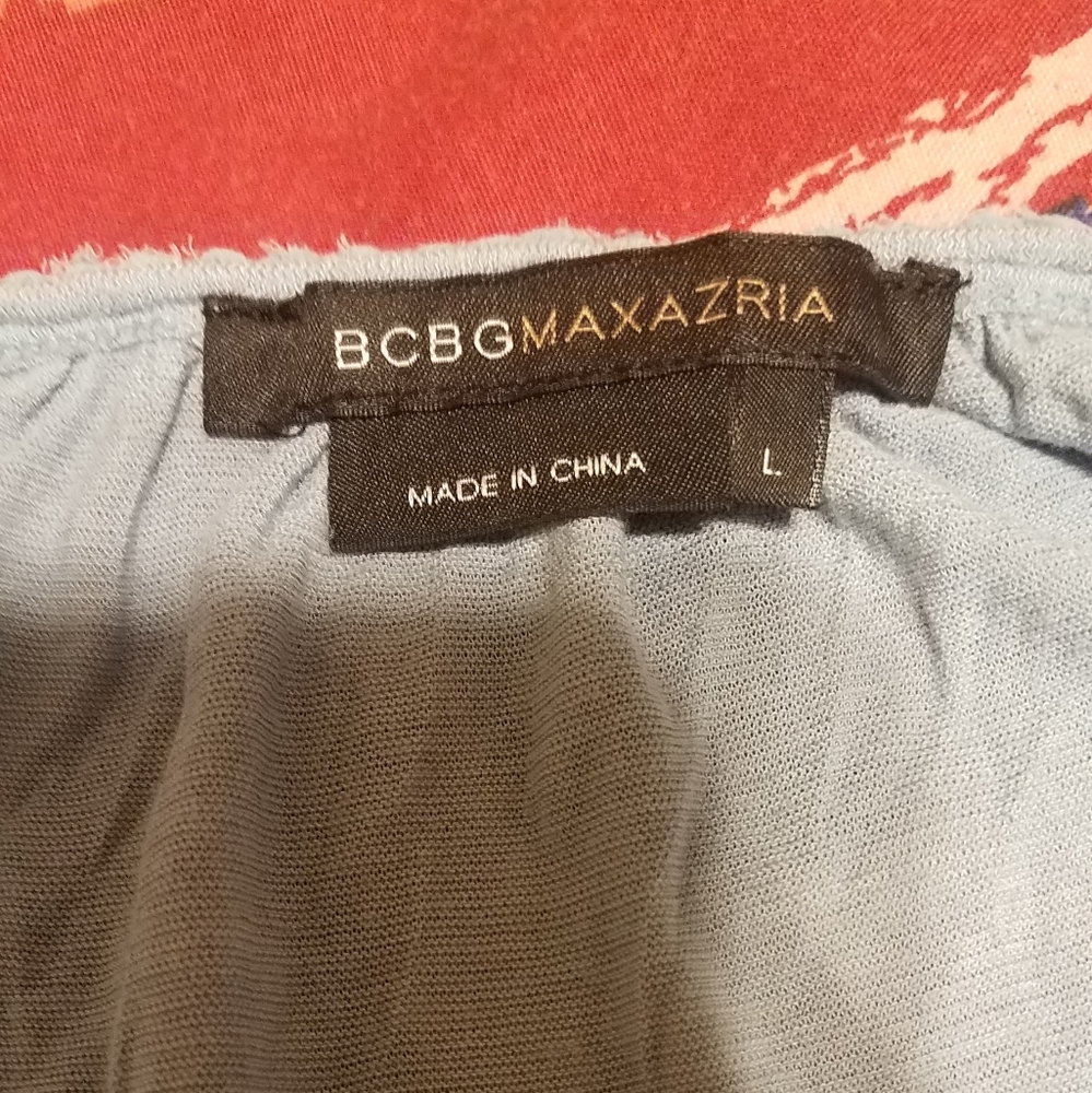 BCBG blue halter top L - Picture 12 of 12